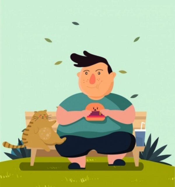 Fat Cartoon Character vectors, Icon and Wallpapers