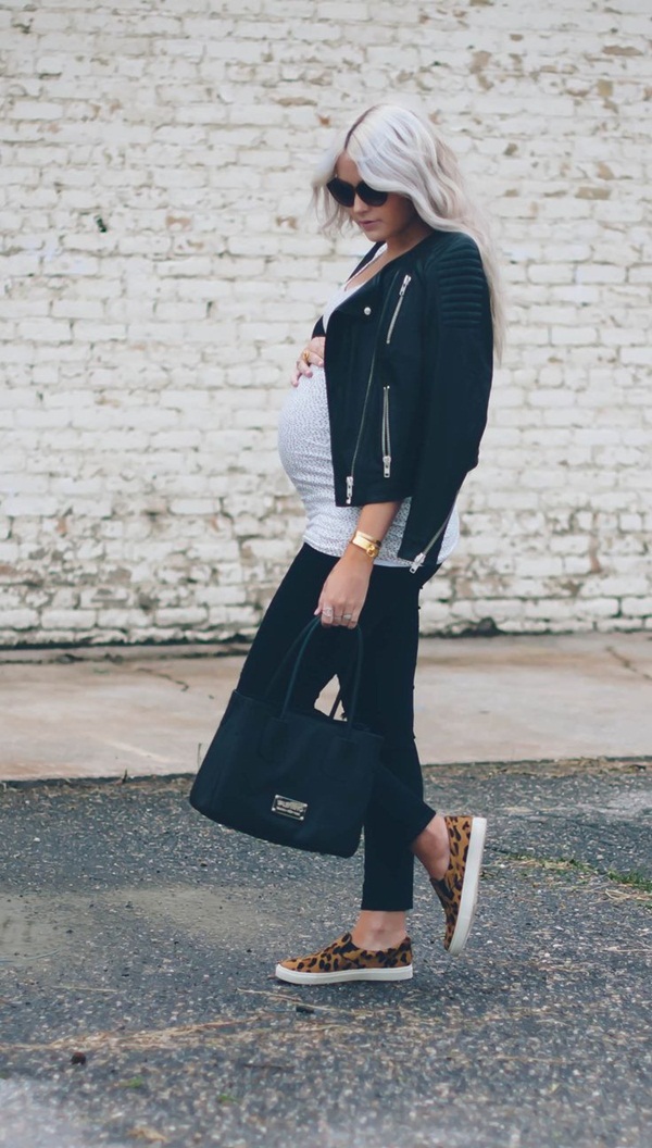 Pregnant Fashion Winter Outfits10