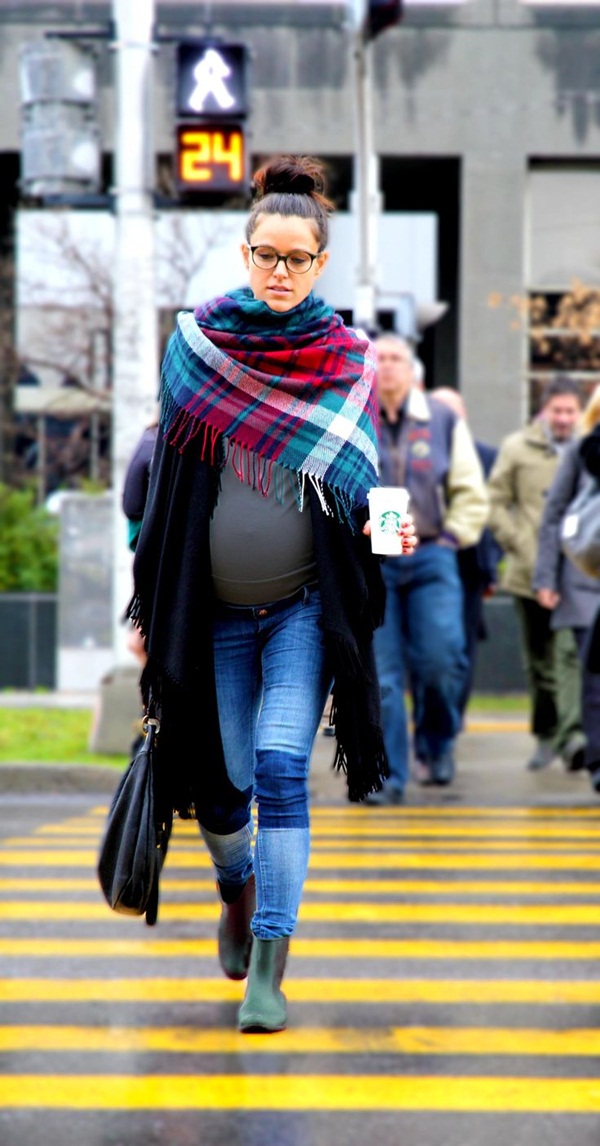 Pregnant Fashion Winter Outfits12