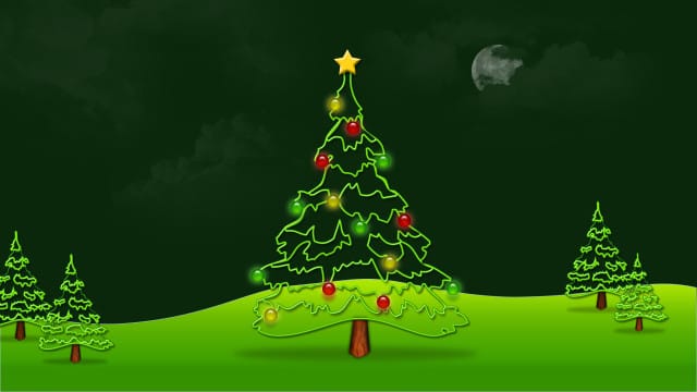 beautiful Christmas tree wallpaper (27)