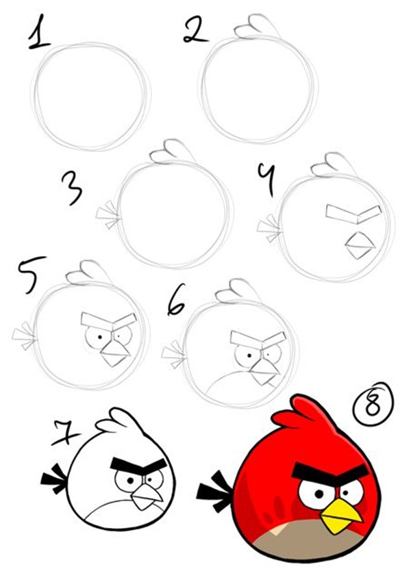 Featured image of post Cartoon Drawing For Kids Easy Step By Step : Simple shapes sometimes make the funniest faces.