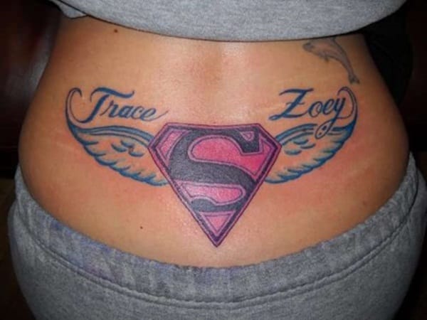 Superman tattoo designs and ideas.