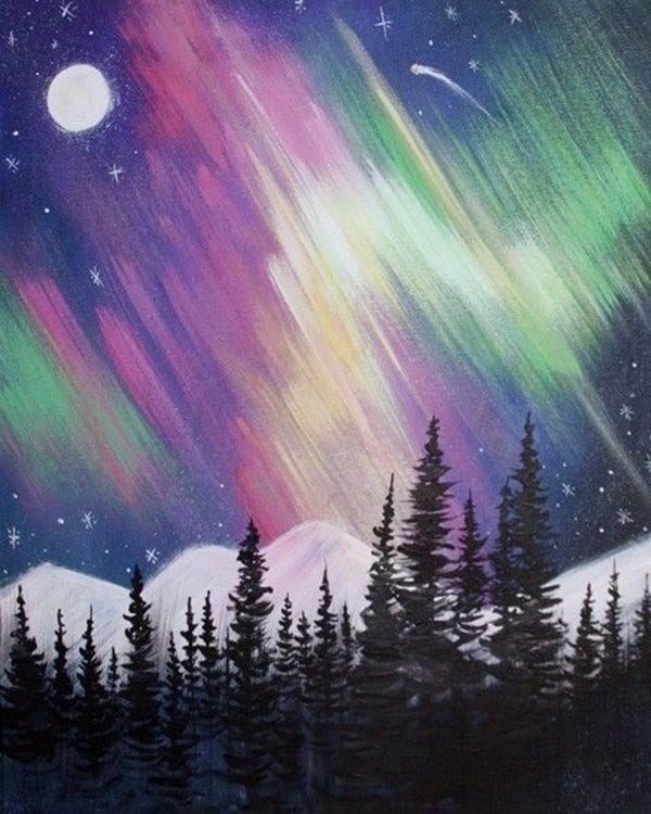 easy acrylic painting ideas for beginners00014 cartoon district