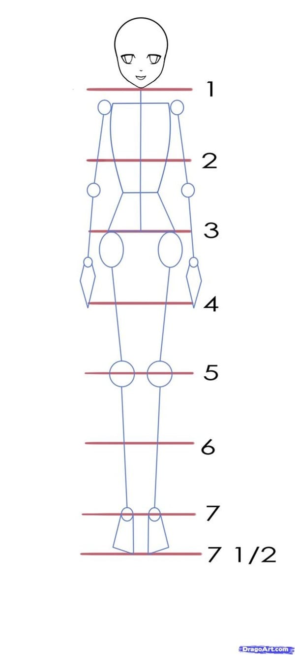 How To Draw Anime Boy Body Step By Step I Did It Step By Step K7off