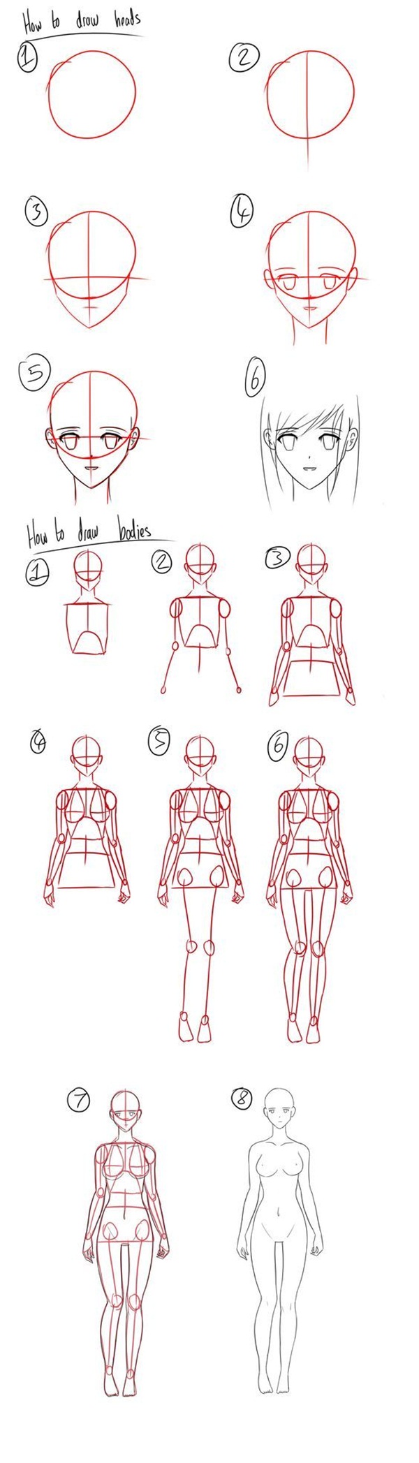 Featured image of post How To Draw Anime Step By Step Head : And now we draw contours hairstyles.