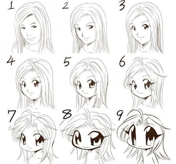 Learn Manga Basics Female Hair Styles V2 By Naschi On  Girl hair drawing,  Drawing hair tutorial, Anime girl hairstyles