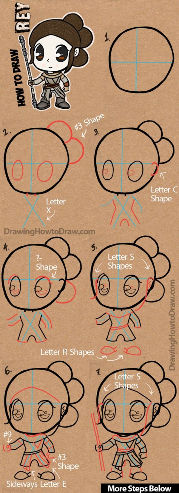 How to Draw Cartoon Characters Step by Step (30 Examples)