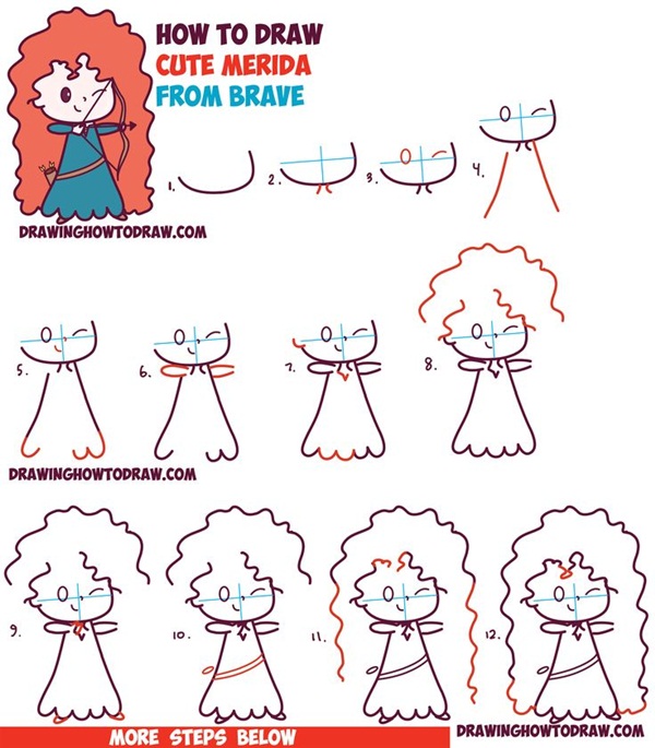 How to Draw Cartoon Characters Step by Step (30 Examples)