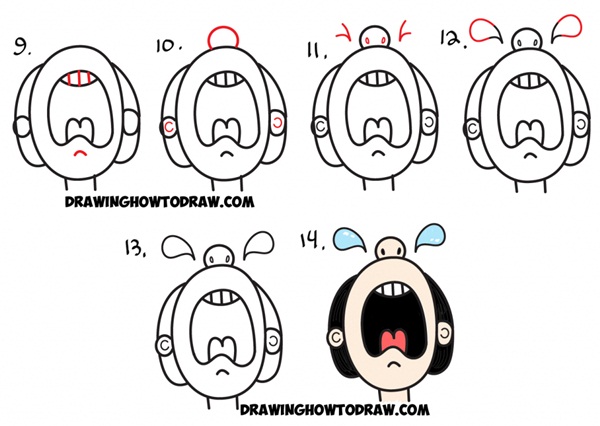 How to Draw Cartoon Characters Step by Step (30 Examples)