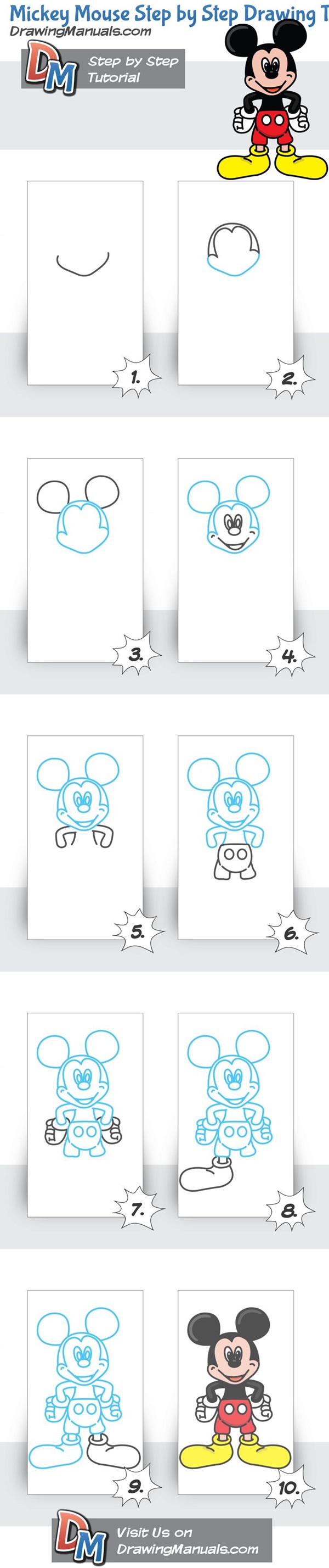 How to Draw Cartoon Characters Step by Step (30 Examples)