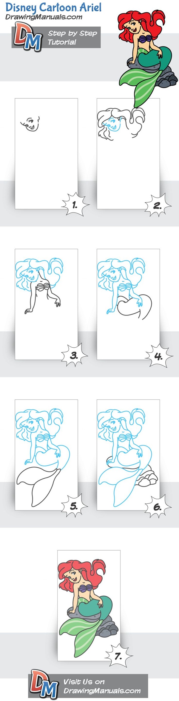 How to Draw Cartoon Characters Step by Step (30 Examples)