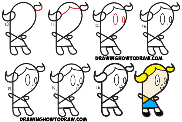 How to Draw Cartoon Characters Step by Step7 - Cartoon District
