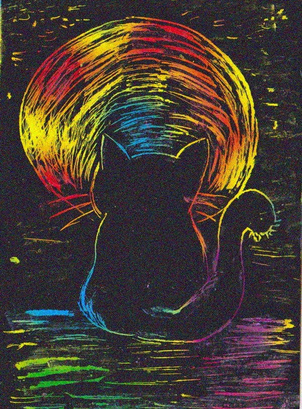10 Creative Oil Pastel Painting Techniques And Colour Ideas With Examples cartoon district