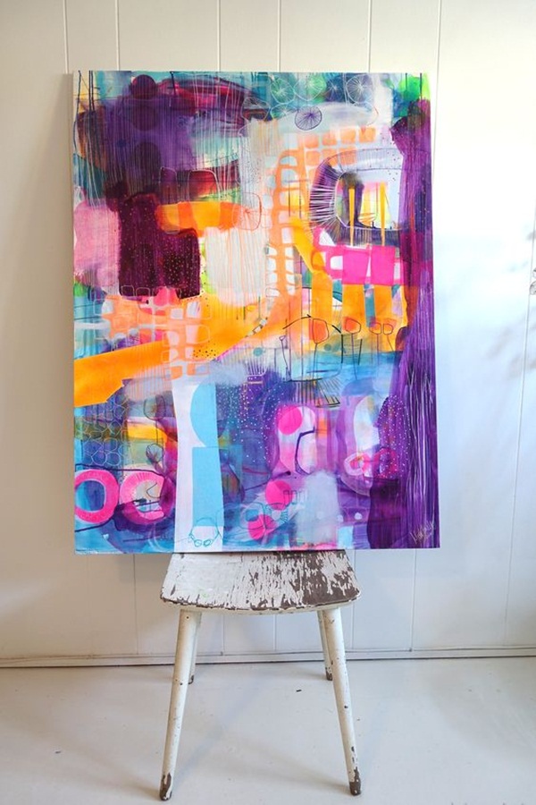 90 Easy Abstract Painting Ideas that look Totally Awesome