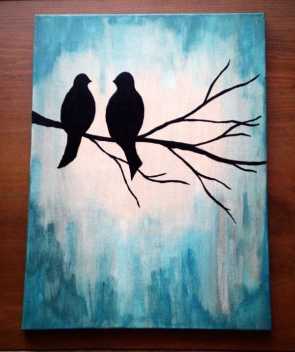 110 Easy Canvas Painting Ideas For Beginners