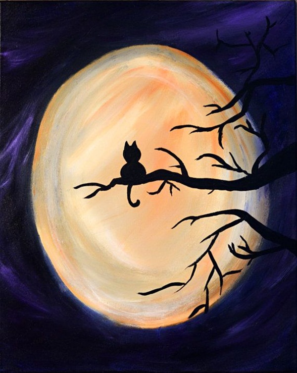 Featured image of post Moonlight Oil Pastel Drawing Ideas For Beginners