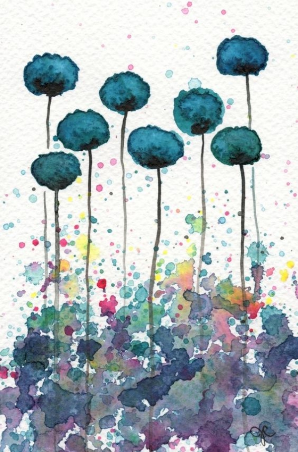 100 Easy Watercolor Painting Ideas for Beginners