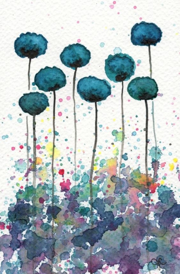 100 Easy Watercolor Painting Ideas For Beginners