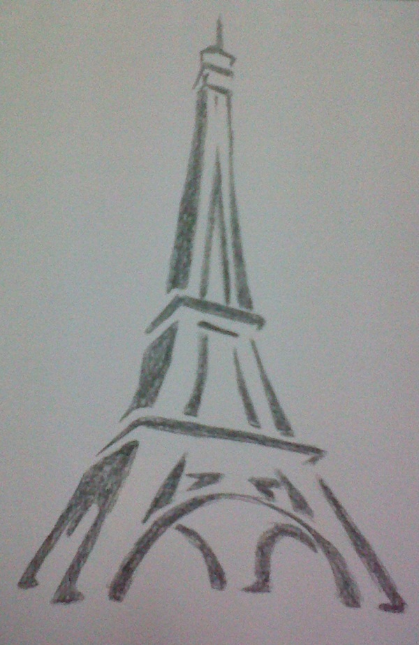 42 So Beautiful Eiffel Tower Drawing and Sketches to Try