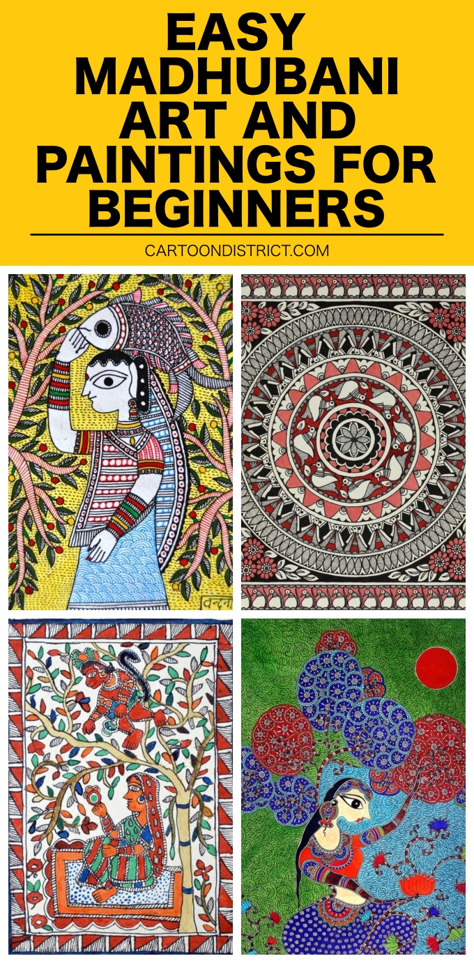 Easy Madhubani Art and Paintings for Beginners