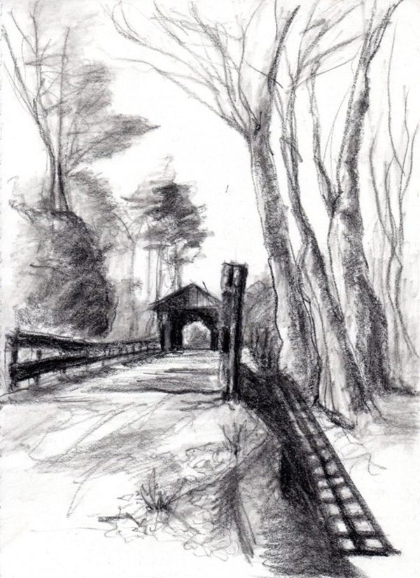 42 Artistic Charcoal Painting and Sketches for Beginners
