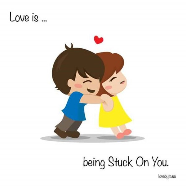 60 Cute Cartoon Couple Love Images HD