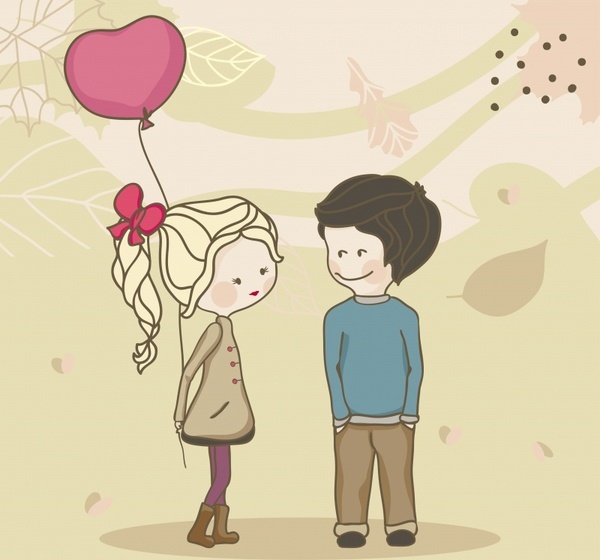 40+ Wallpaper Lovely Couple Cartoon Images - Girl Band Corner