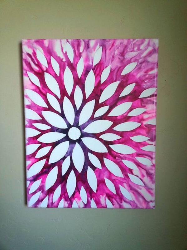 42 DIY Melted Crayon Art Ideas on Canvas