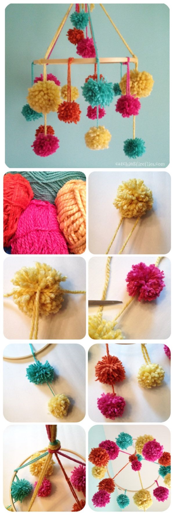 easy pompom craft preschool