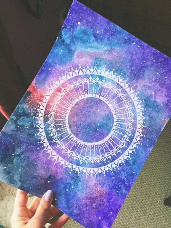 30 Startling Acrylic Galaxy Painting Ideas