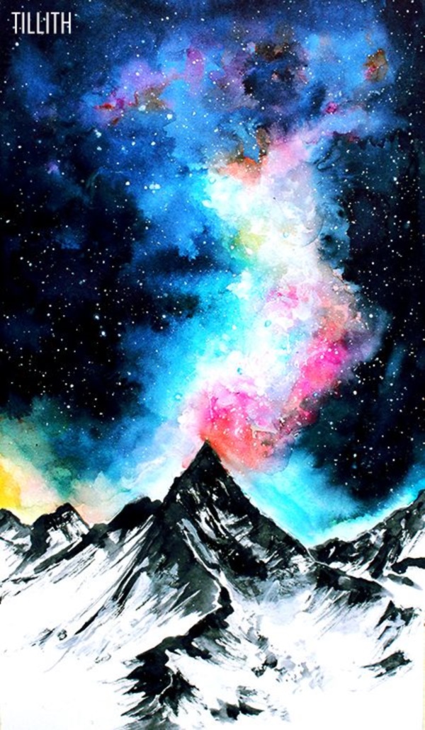 30 Startling Acrylic Galaxy Painting Ideas