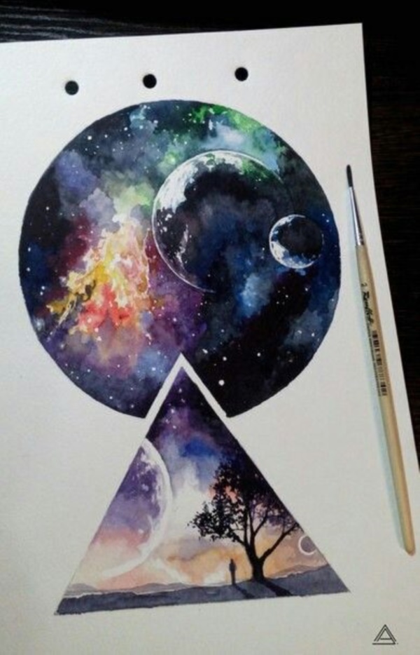 acrylic-galaxy-painting-ideas