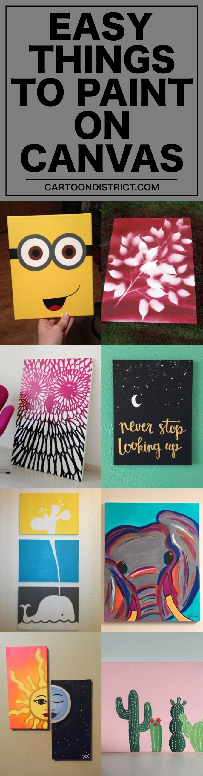 42 Very Easy Things to Paint on Canvas