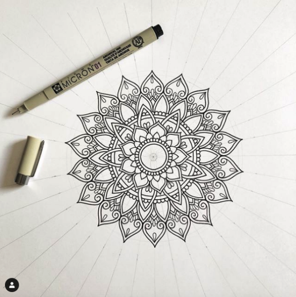 How to draw easy Mandala Drawings