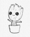 I am Groot: Cool and Easy Things to Draw when bored