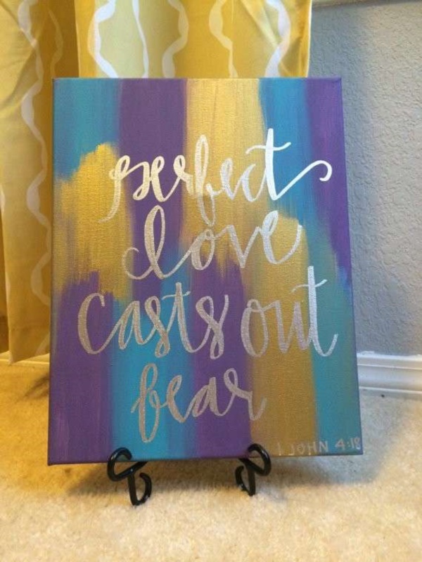 canvas painting ideas with bible verses