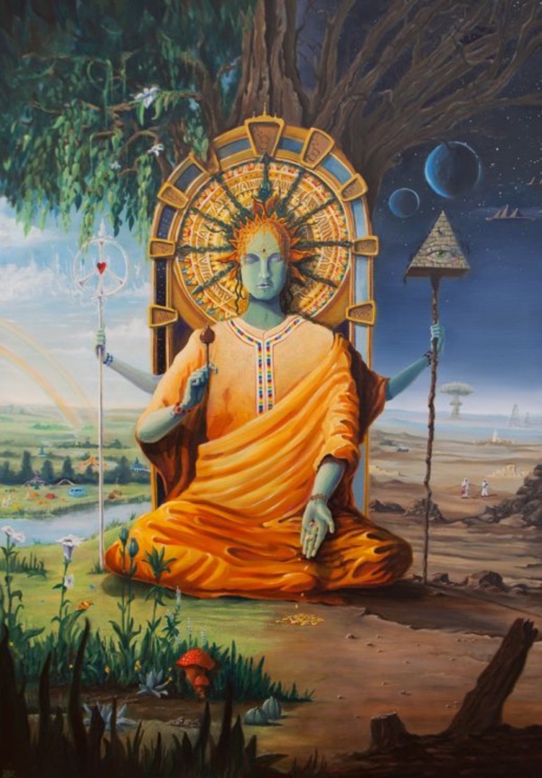 peaceful-gautam-buddha-painting-ideas