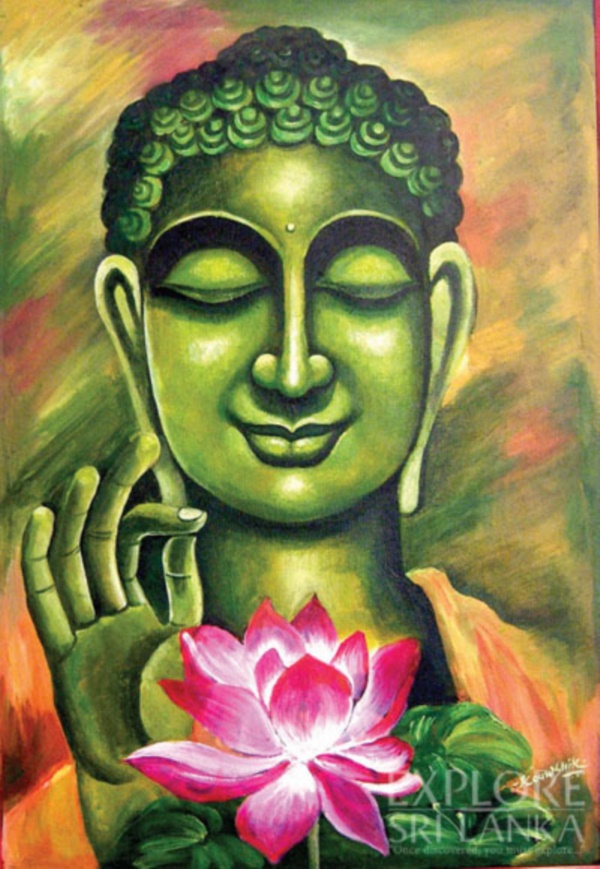 peaceful-gautam-buddha-painting-ideas