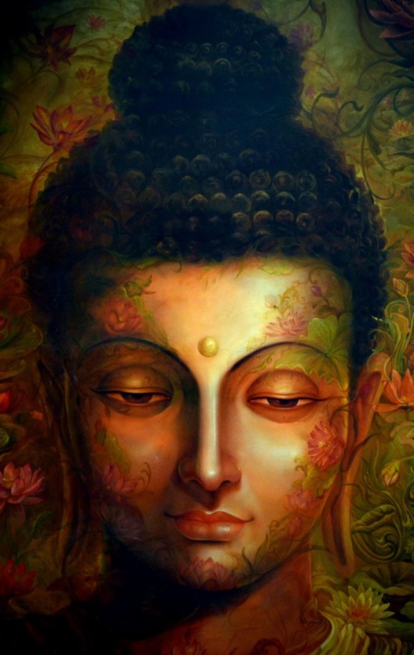 peaceful-gautam-buddha-painting-ideas