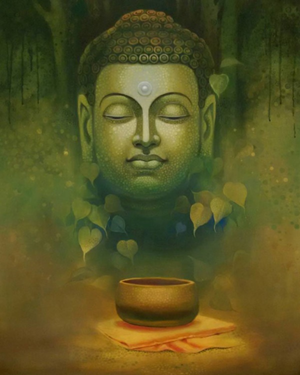 peaceful-gautam-buddha-painting-ideas