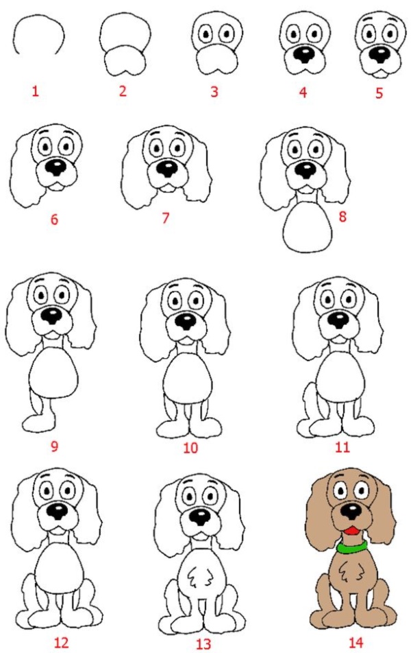 how-to-draw-a-dog-step-by-step-easily