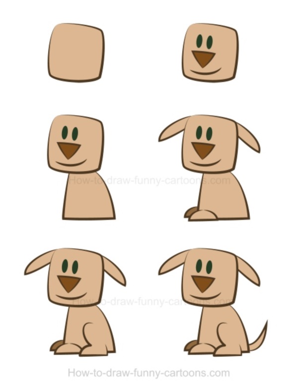 how-to-draw-a-dog-step-by-step-easily