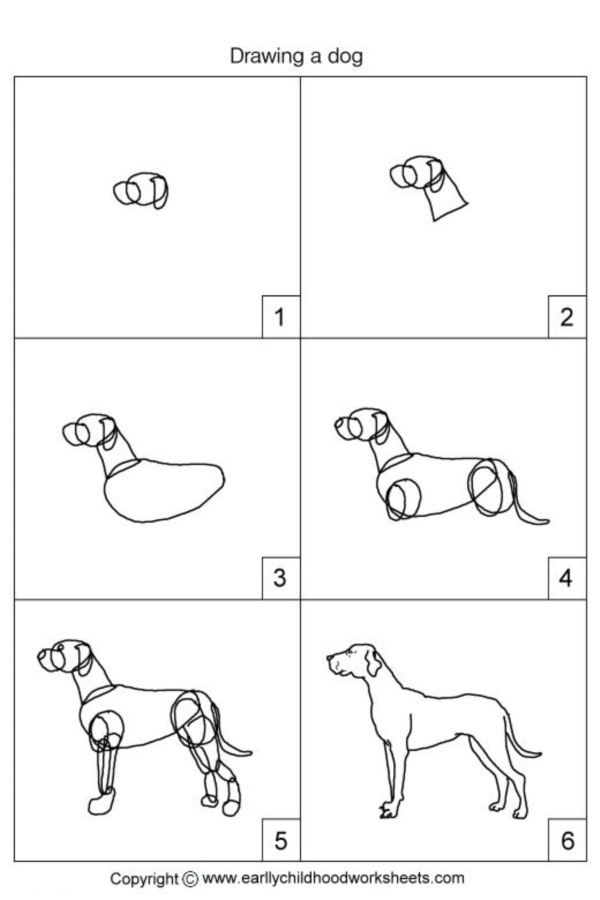 how-to-draw-a-dog-step-by-step-easily