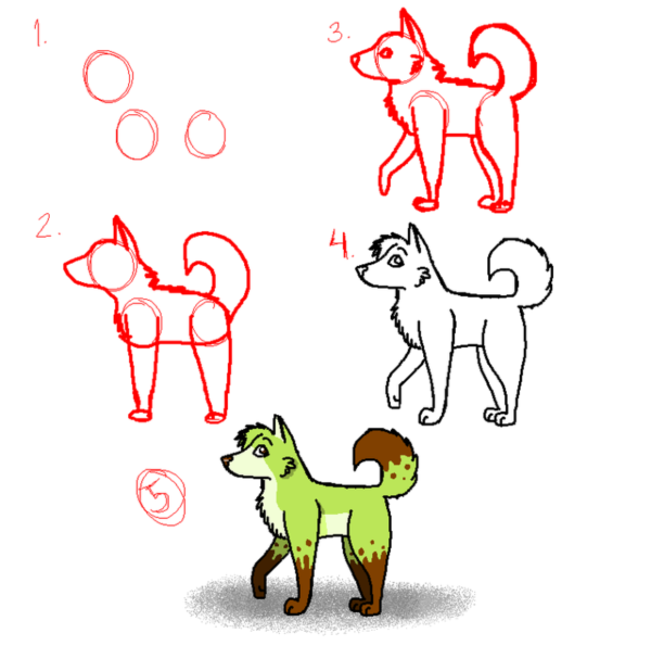 how-to-draw-a-dog-step-by-step-easily