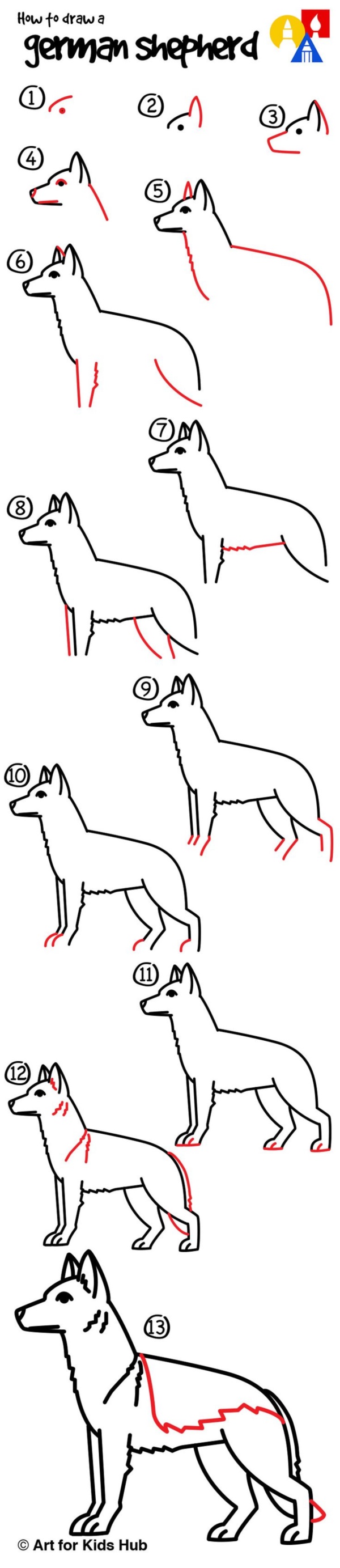 How to draw a Dog Step By Step Easily (35 Ideas)