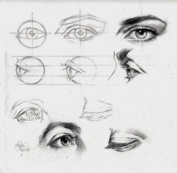 impressive-ways-to-draw-an-eye-easily