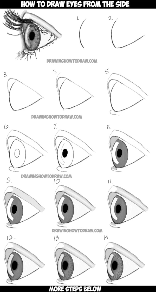 How To Draw An Eye Easy 25 Impressive Ways To Draw An Eye Easily