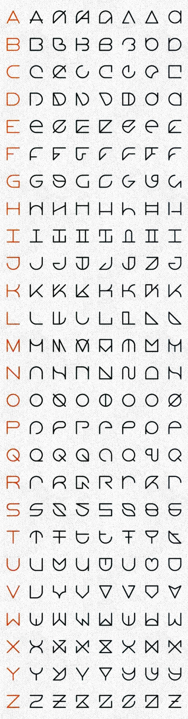 Download Free 40 Calligraphy Alphabets And Writing Styles For Beginners PSD Mockup Template