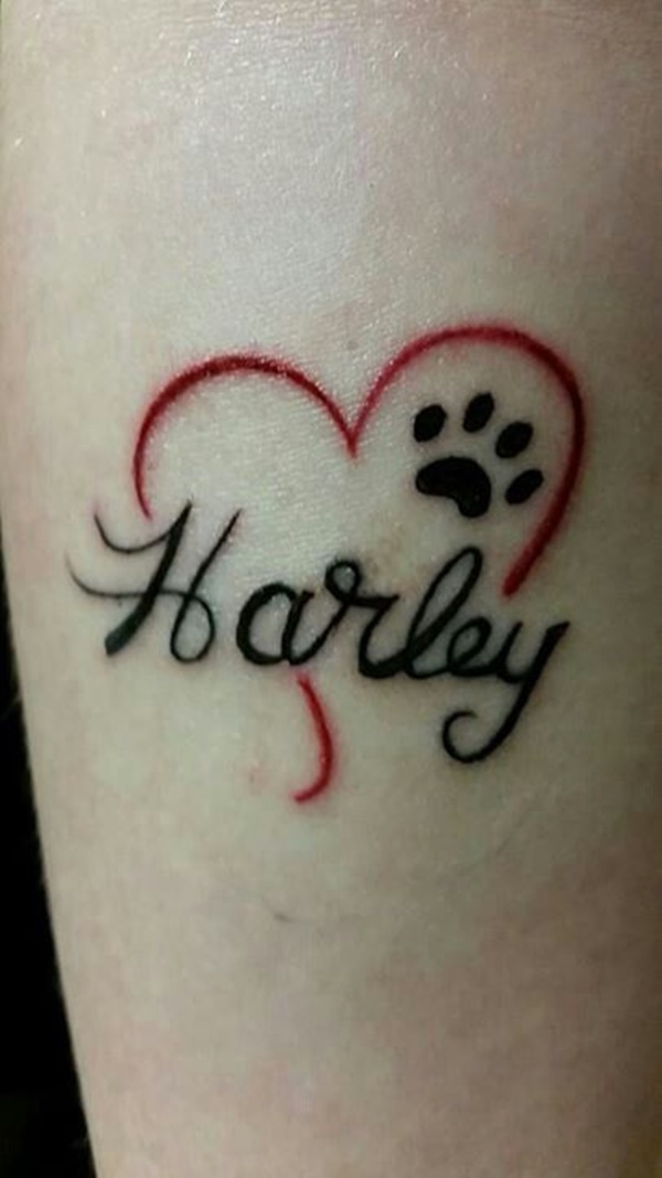 Cute Dog Tattoo Designs