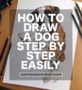 How to draw a Dog Step By Step Easily